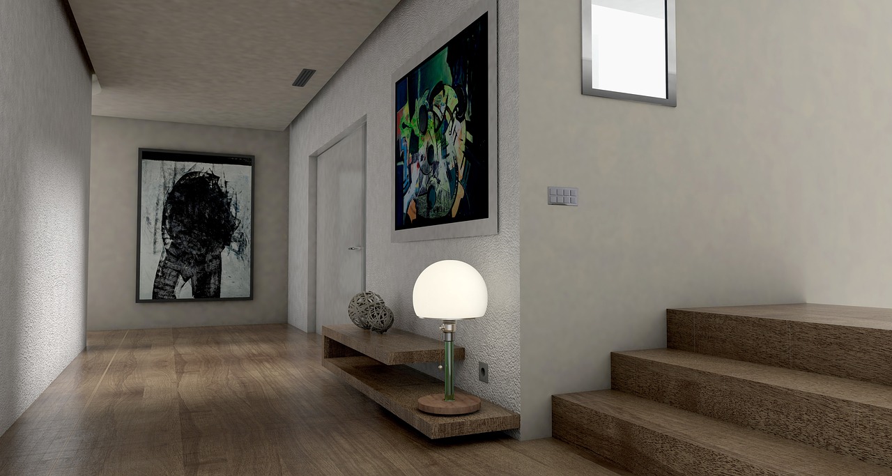 Ingangsdecoratie met kleurrijk botanisch kunstwerk. Ingangsdecoratie met kleurrijk botanisch kunstwerk.